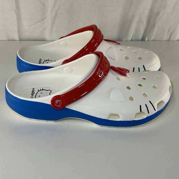 Crocs x Hello Kitty Classic Clog 50th Anniversary  Mens Size 11 New White main image 7